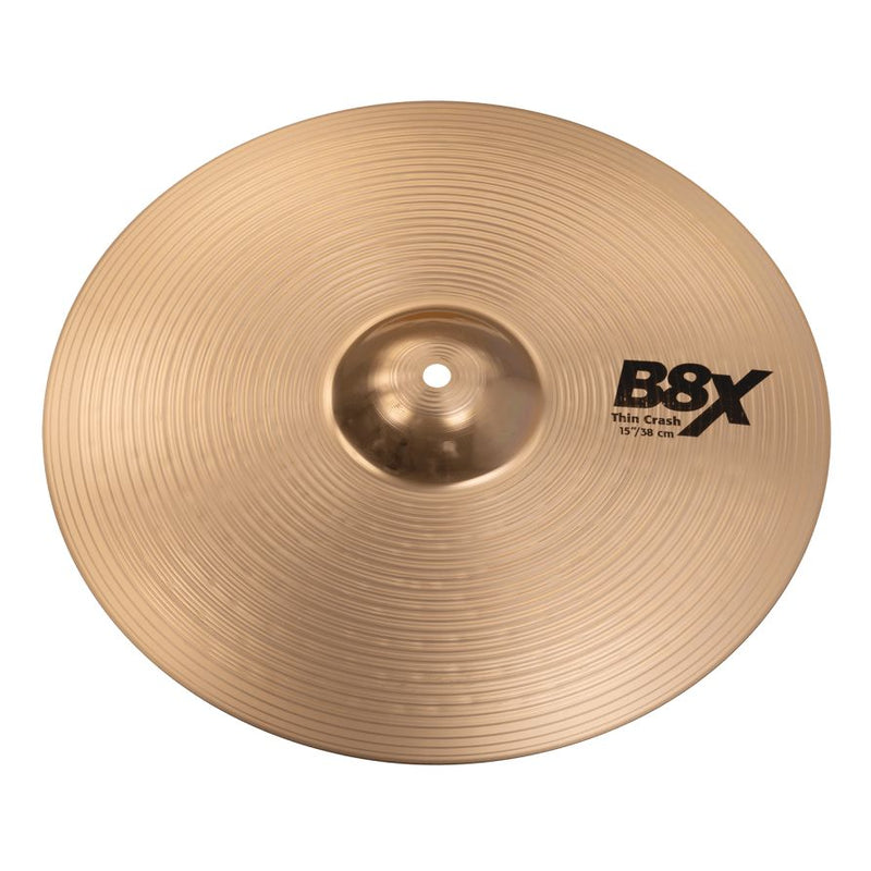 Sabian 41506X B8X Thin Crash Cymbal - 15"