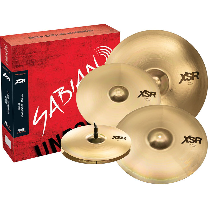 Sabian XSR5005GB XSR Performance Set w/ FREE 18"