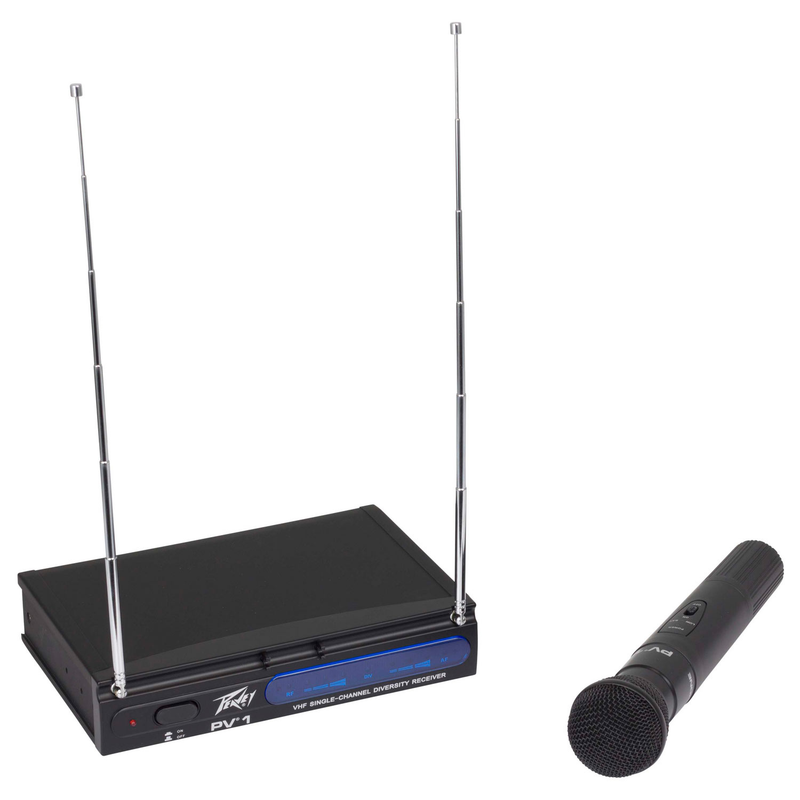 Peavey PV-1 V1 HH VHF Handheld Wireless System - 203.400MHZ