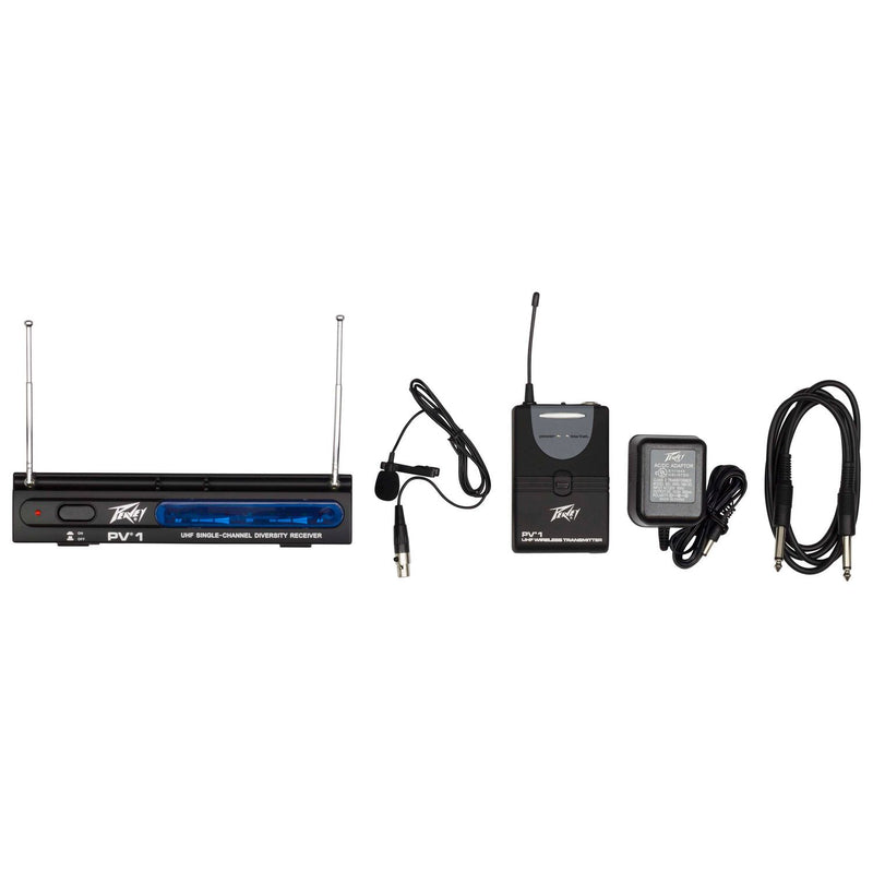 Peavey PV-1 U1 BL UHF Lapel Wireless System - 906.000 MHZ