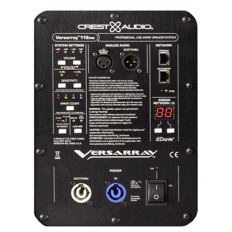 Peavey Versarray™ Pro 112 Powered Ribbon Line Array Module