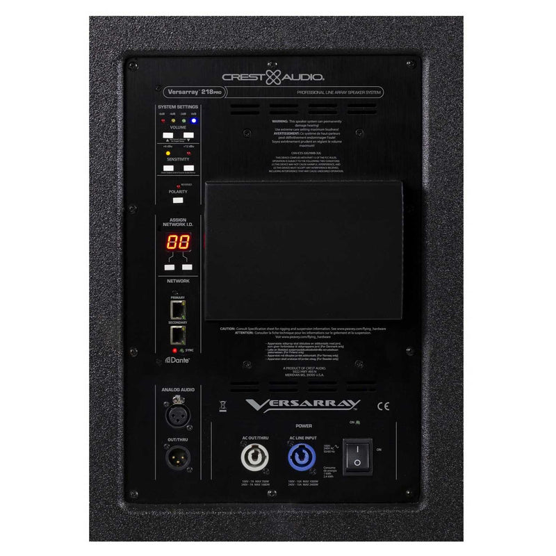 Caisson de basses amplifié Peavey Versarray™ Pro 218