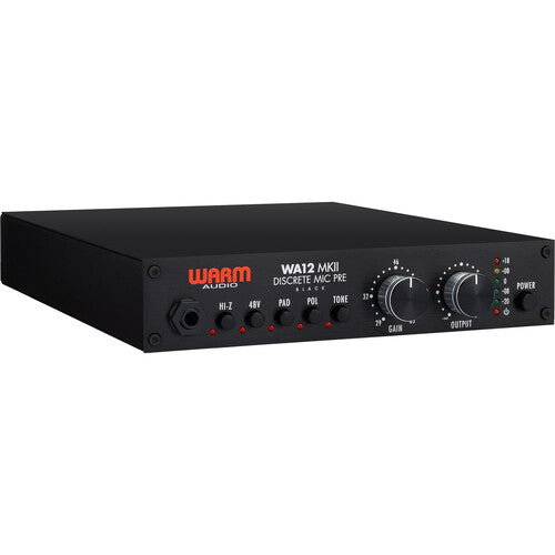 Warm Audio WA-12 MKII Préamplificateur monocanal (Noir)