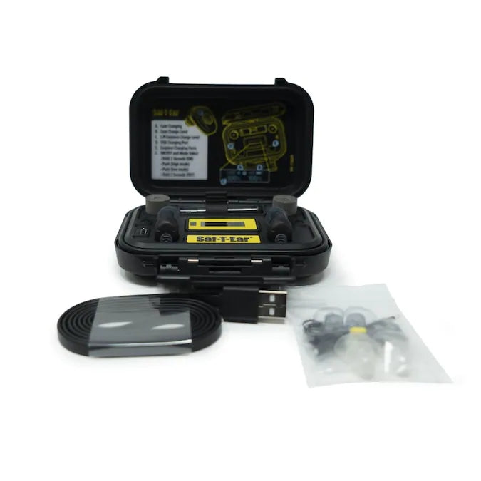 Lucid Audio ERSTE-BUDSPROPOWER+ Saf-T-Ears SafetyBuds Elite Rechargeable Hearing Protection