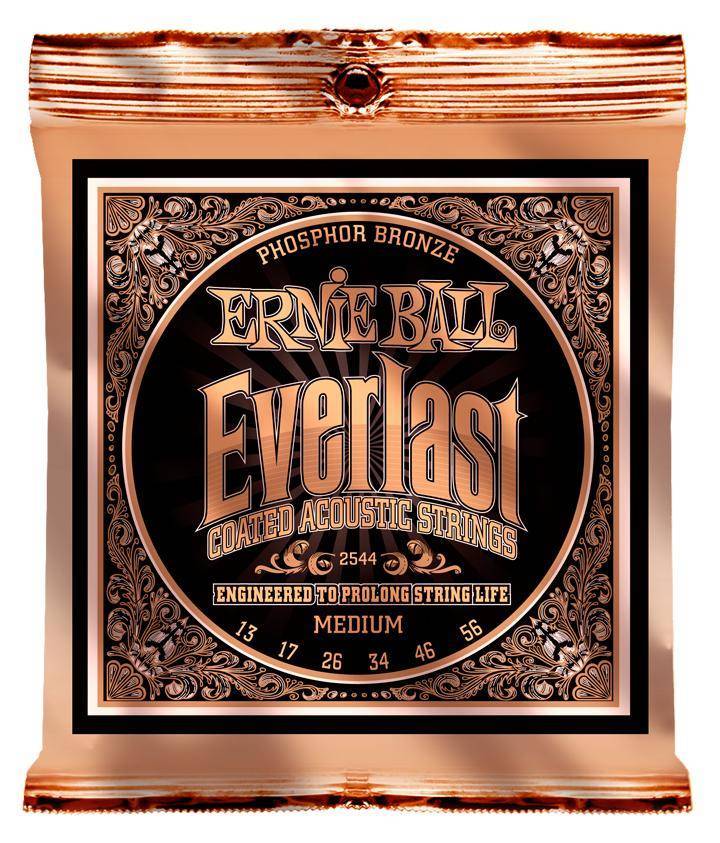 Ernie Ball 2544EB Everlast Coated Phosphor Guitar Strings - Medium