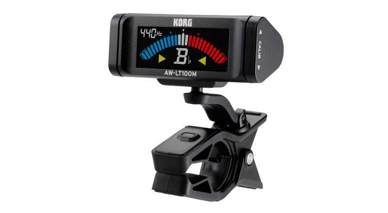 Korg AWLT100M Accordeur chromatique multi-instruments à pince (Noir) 
