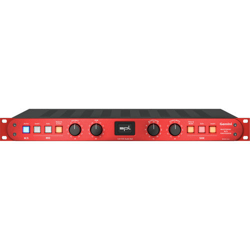 Processeur SPL GEMINI M/S pour applications de mastering - Rouge