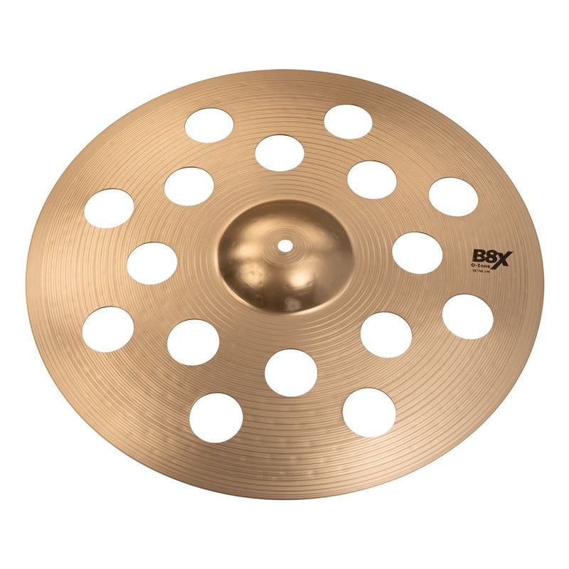 Sabian 41800X B8X O-Zone Crash Cymbal - 18"