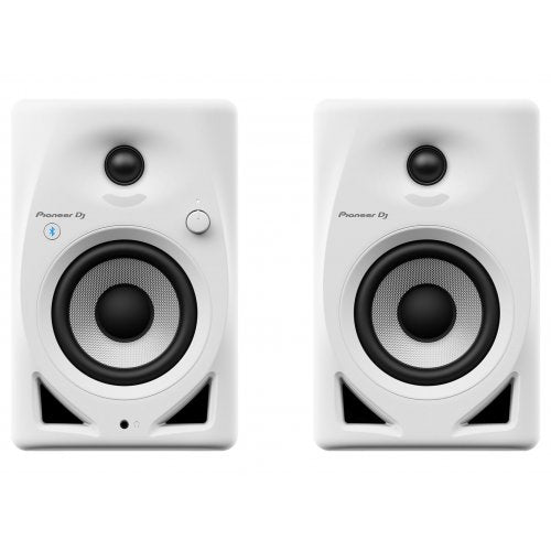 Pioneer DJ DM-40D-BT-W 4" Desktop Monitor System With Bluetooth (White)