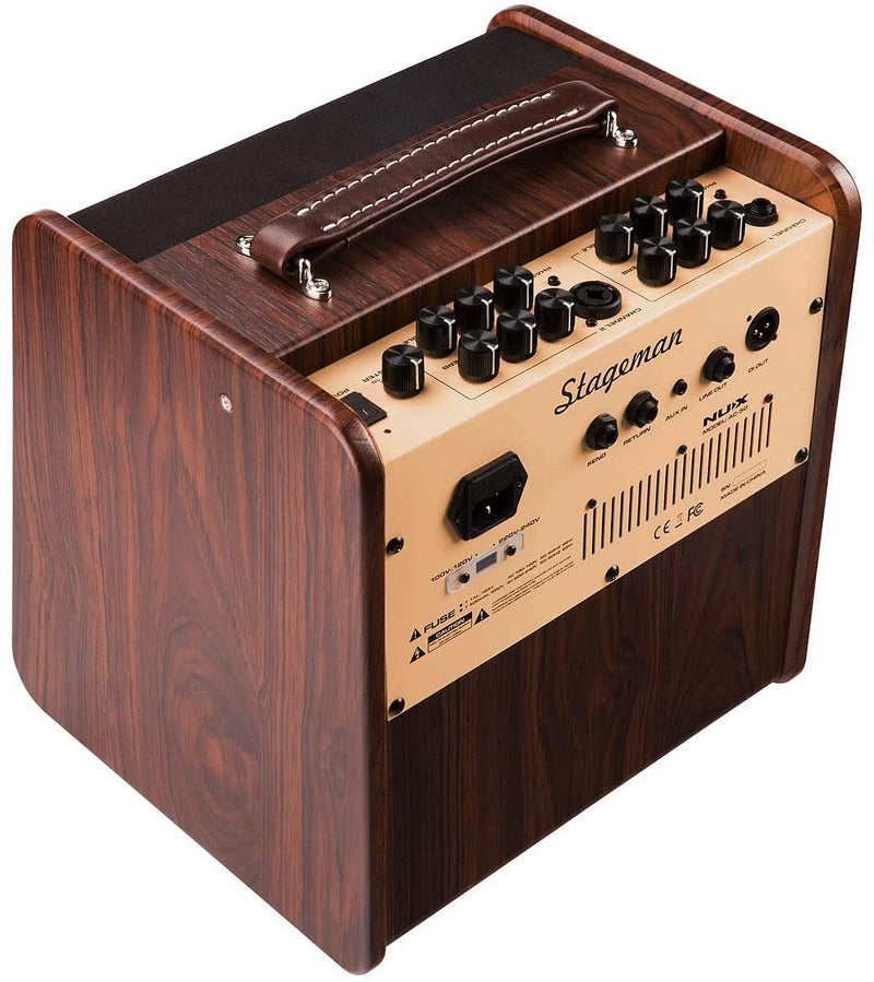 NuX STAGEMAN-II Verdugo Series Battery Powered 80W Acoustic Combo Amp - 6.5"