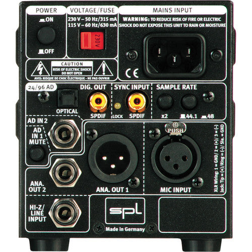 SPL GAINSTATION 1 Préampli micro et instrument monocanal avec convertisseur A/D 