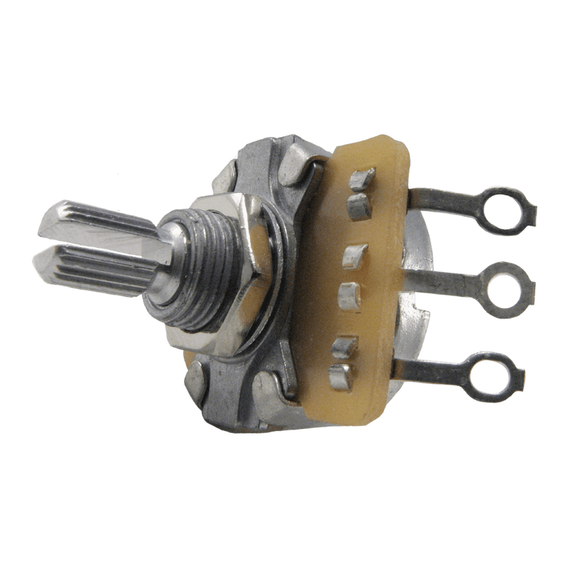 Potentiomètre à arbre divisé Ernie Ball 6383EB 250K pour instruments