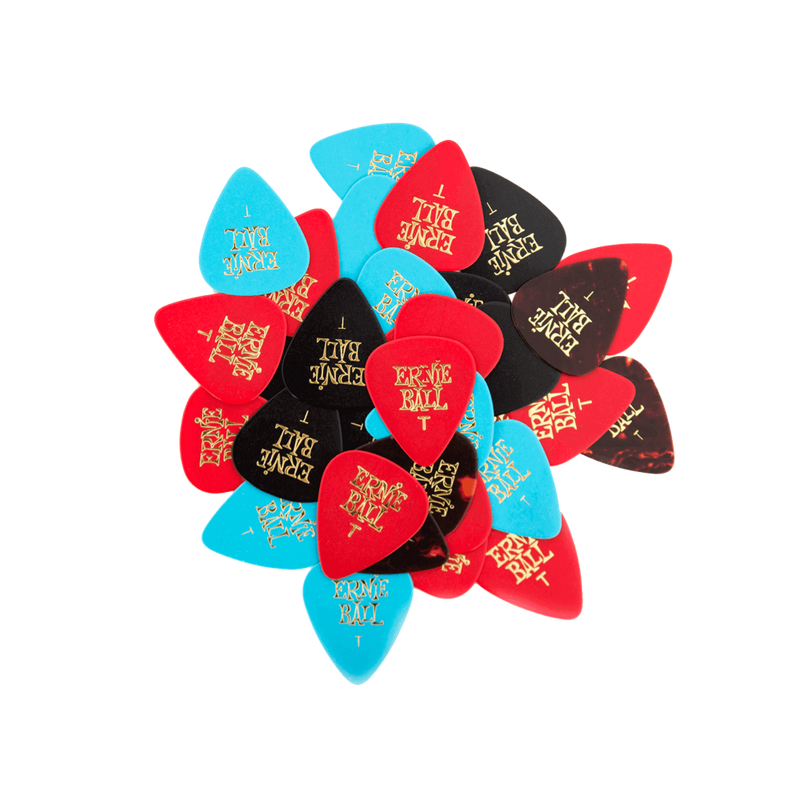 Ernie Ball 9108EB Médiators fins assortis, sac de 144