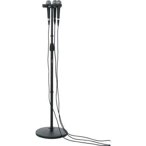 Gator Frameworks GFW-MIC-6TRAY Plateau multi-microphone pour 6 micros