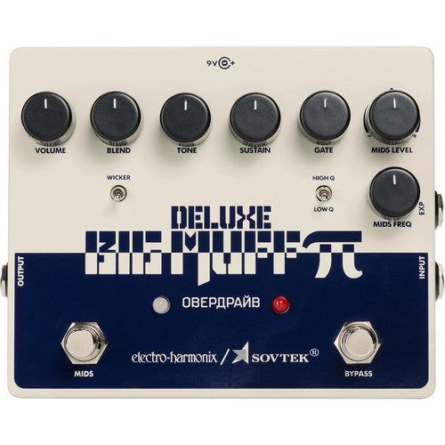 Electro-Harmonix SOVTEK DELUXE BIG MUFF Pi Distortion/Sustain Pedal