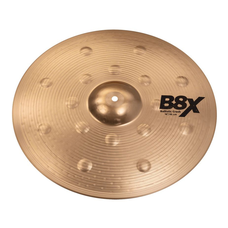 Sabian 418BCX B8X Ballistic Crash Cymbal - 18"