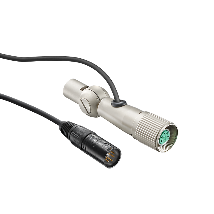 Neumann IC 6/25 Microphone Cable and Integrated Swivel Mount (32-feet) (10m) (Nickel)