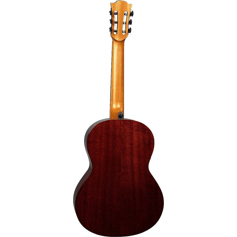 Lag Guitars CHV15E Hyvibe Nylon 4/4 Guitare électrique classique avec housse de luxe - Naturel