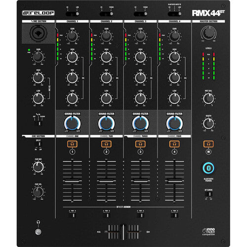 Reloop RMX-44BT Table de mixage DJ Bluetooth 4 canaux