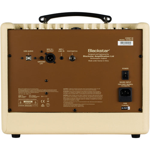 Blackstar SONNET 60W Acoustic Guitar Combo Amplifier - Blonde