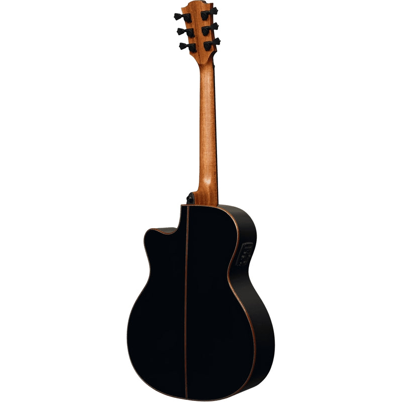 Lag Guitars T118ASCE-BLK Tramontane 118 Auditorium Cutaway Guitare électrique acoustique - Noir