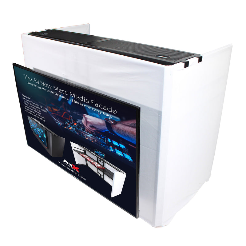 ProX XF-MESAMEDIAMK2 DJ Façade Table Workstation