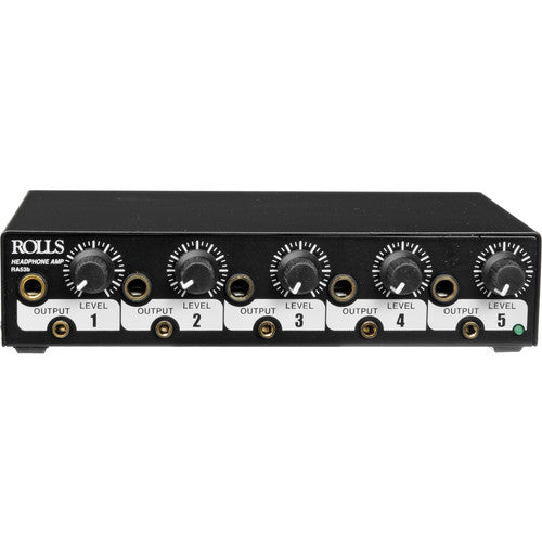 ROLLS RA53B à 5 canaux 1/2 Amplificateur de casque stéréo à rack de rack de rack
