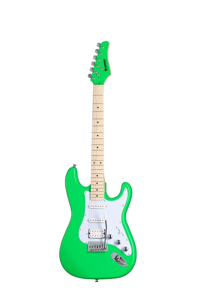 Kramer FOCUS Series Electric Guitar (Neon Green)