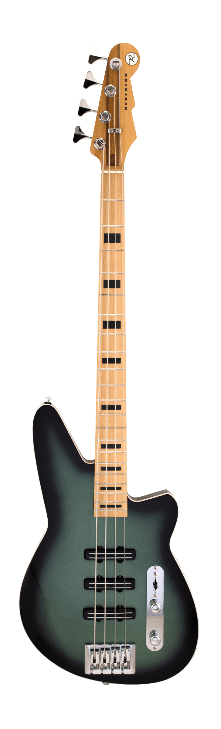 Basse électrique 4 cordes Reverend TRIAD - Metallic Alpine Burst