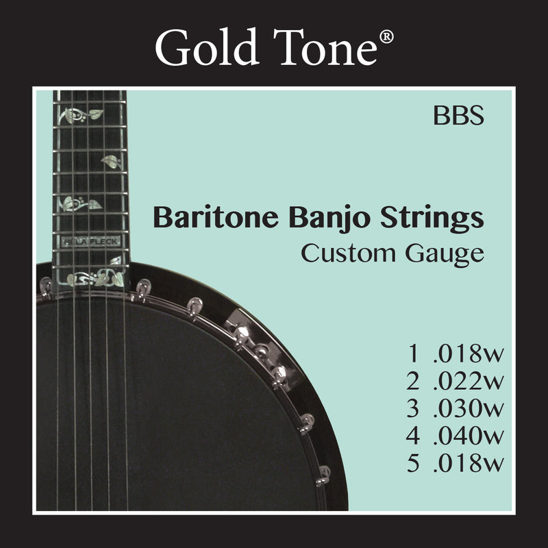 Gold Tone GT-BBS Banjo Baritone Custom Gauge Strings