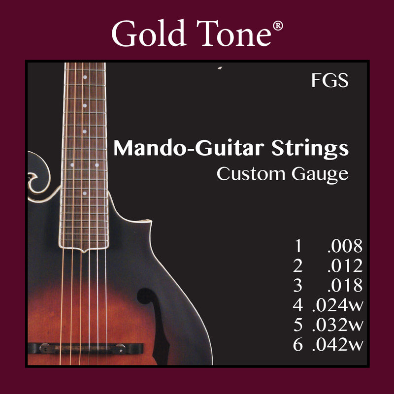 Gold Tone GT-FGS Mando-Guitar Custom Gauge Strings