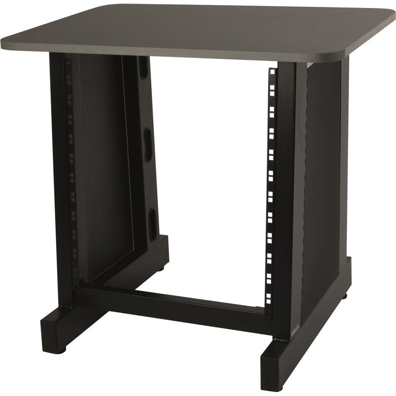 Quiklok Z612BK 12-Space Rack Stand w/ Black Top