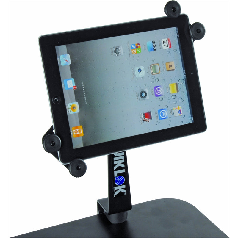 Support de table universel pour tablette Quiklok IPS16 pour studios et postes de travail multimédia