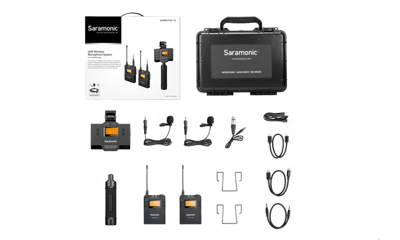 Saramonic UWMIC9KIT13 UHF Wireless and Audio Mixer Microphone System