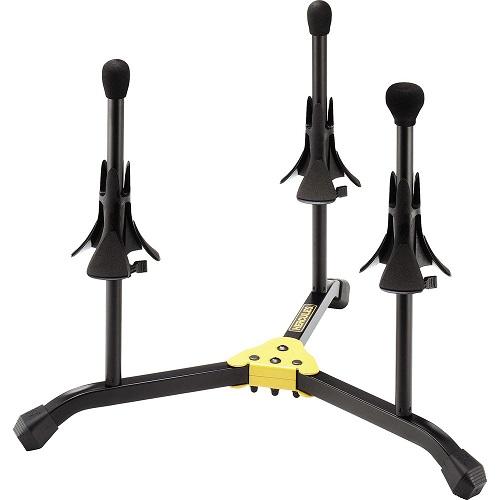 Hercules Ds513Bb Stand For 2 Trumpetscornets And 1 Flugelhorn W Bag - Red One Music