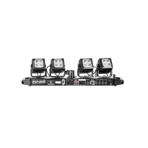 Yorkville Lp-Led4X Four Head High Performance Led Lighting System - Red One Music