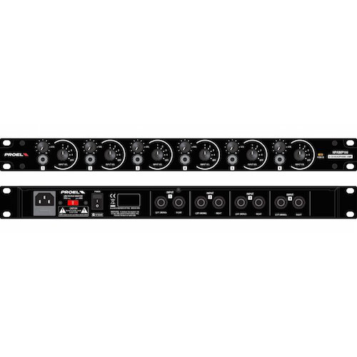 Proel Hpamp106 6-Ch Headphone Amplifier - Red One Music