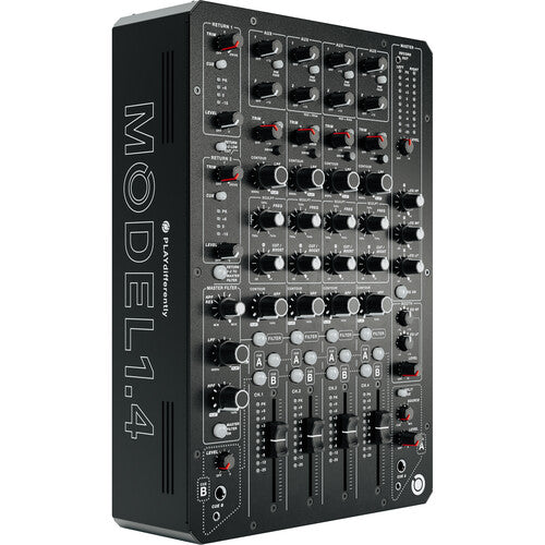 PLAYdifferently MODEL-1.4 Premium Ultracompact 4-Channel Analog DJ Mixer