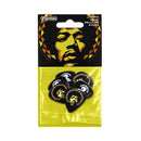 Dunlop JHP16HV Jimi Hendrix Guitar Picks - Aura Mandala (6 Pack)