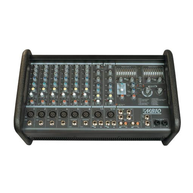 Mélangeur amplifié Yorkville M810-2 MicroMix Series 800 W
