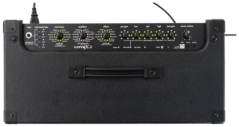 Peavey VYPYR X2 60W Modeling Guitar/Bass/Acoustic Combo Amp - 1x12"