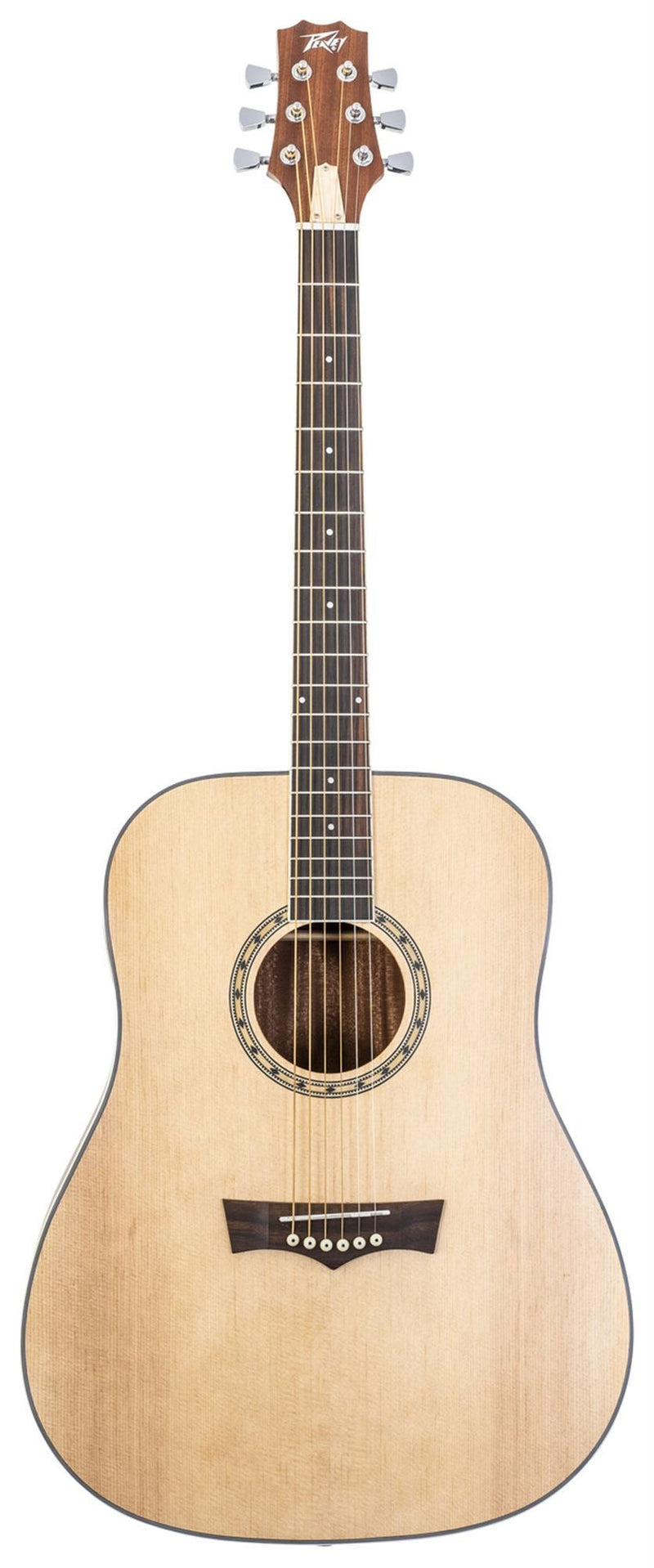 Peavey DELTA-WOODS DW-2 Solid Top Dreadnought Acoustic Guitar w/ Case