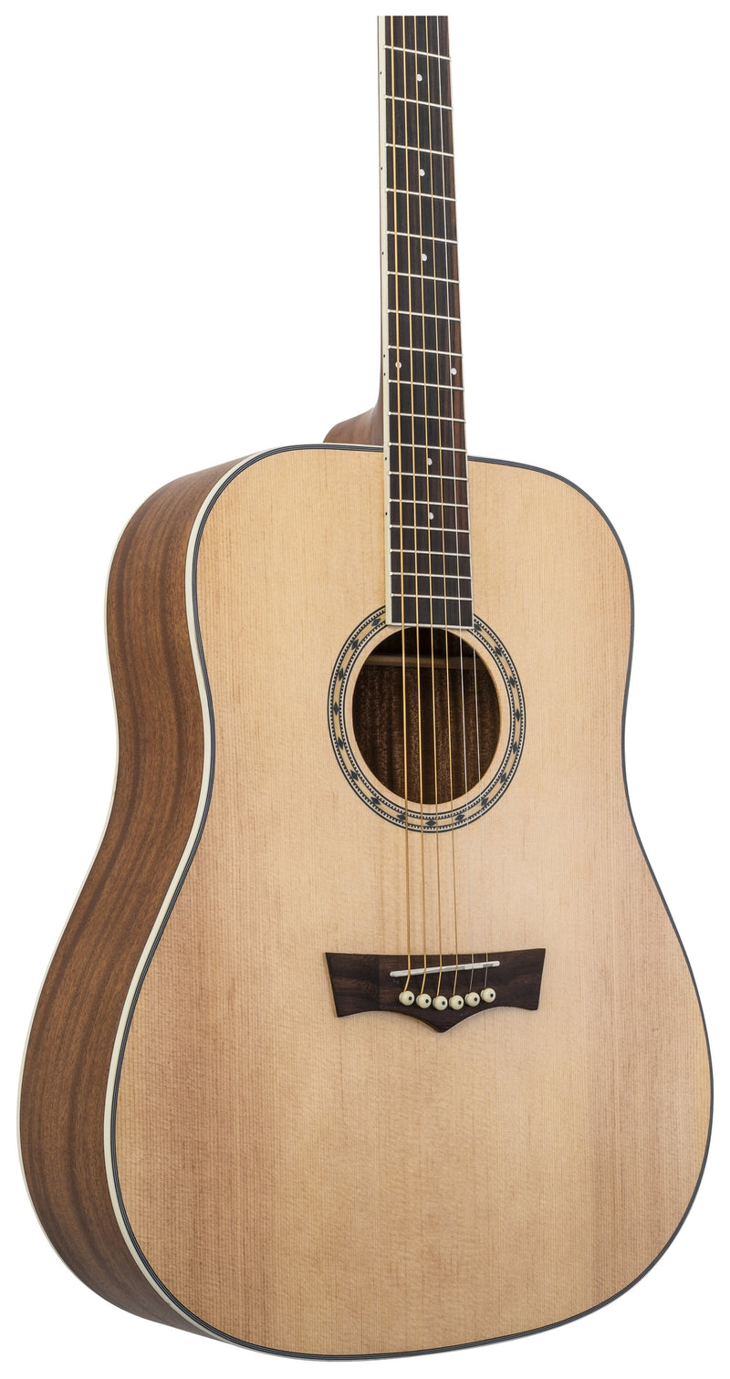 Peavey DELTA-WOODS DW-2 Solid Top Dreadnought Acoustic Guitar w/ Case