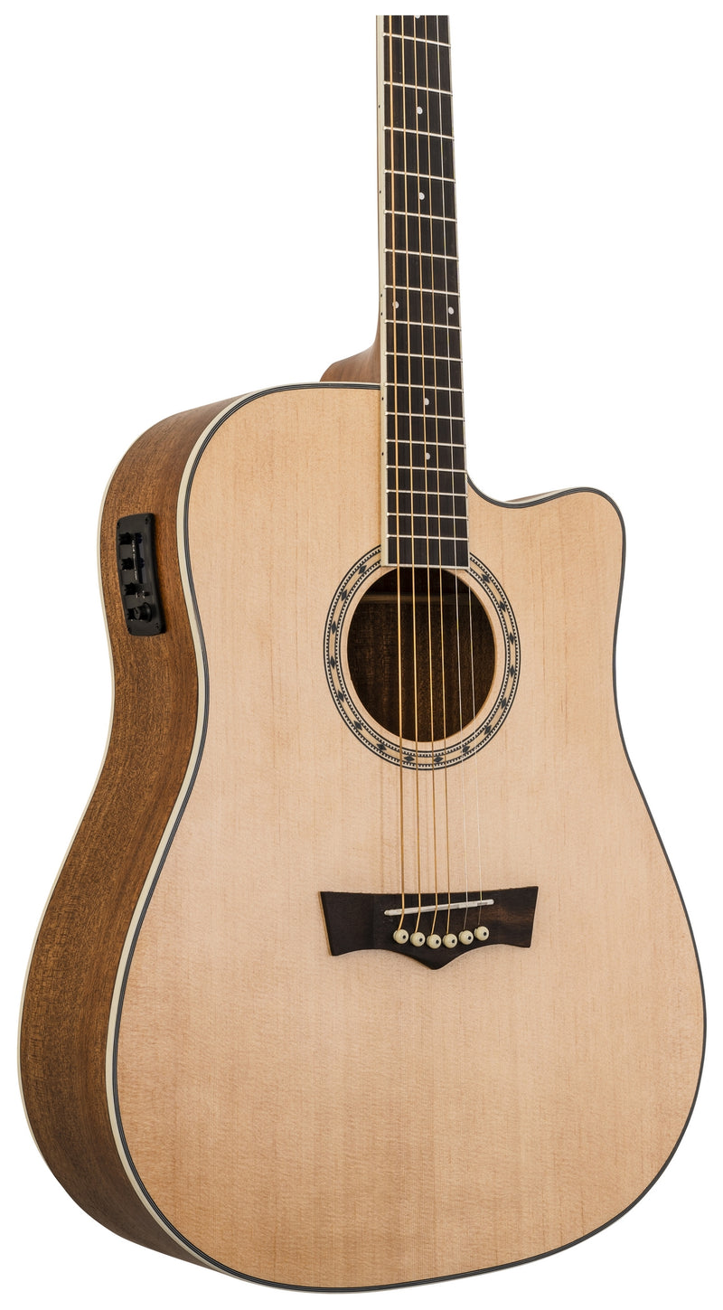 Peavey DELTA-WOODS DW-2 CE Solid Top Cutaway Acoustic-Electric Guitar w/ Electronics