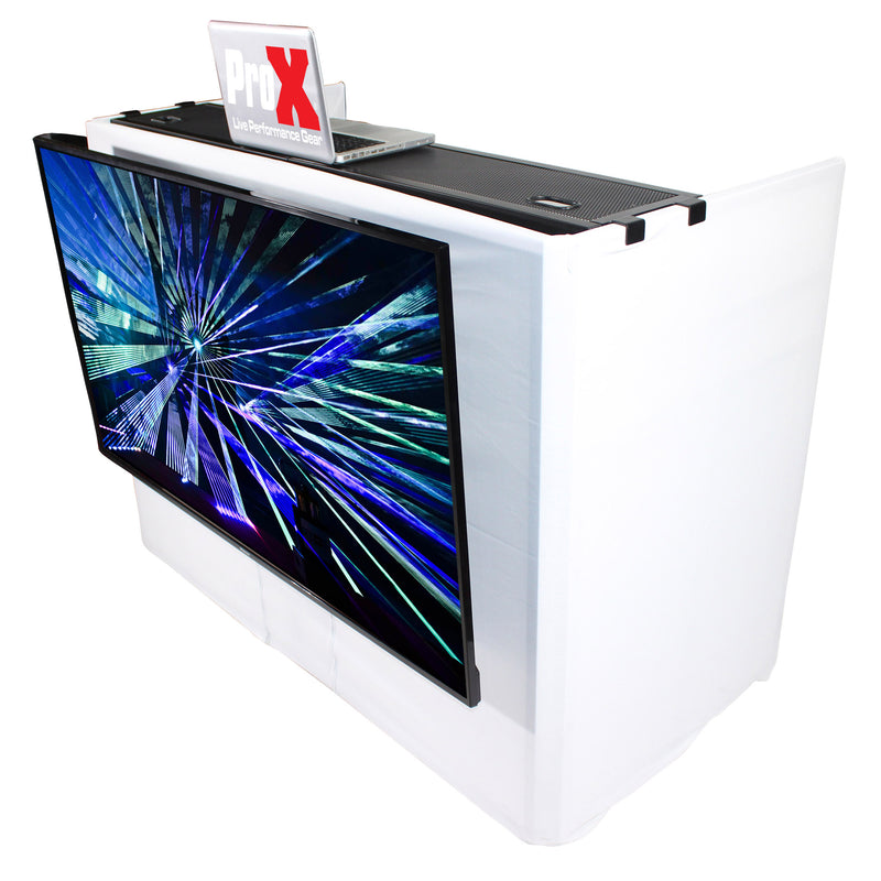 ProX XF-MESAMEDIAMK2 DJ Façade Table Workstation