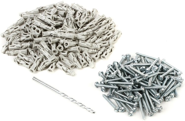 Primacoustic COBRA KIT 200 Ancrages muraux à triple prise, paquet d'entrepreneur - paquet de 200