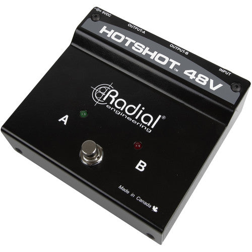 Radial Engineering HOTSHOT 48 Phantom Powered Toggle Switch
