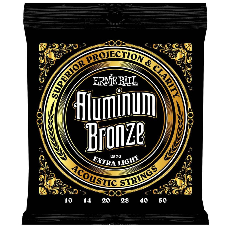 Ernie Ball 2570EB Aluminum Bronze Guitar Strings - Extra Light