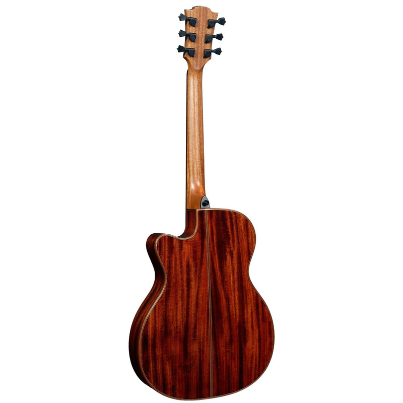 Lag Guitars T118ASCE-BRS Tramontane 118 Auditorium Pan coupé Guitare électrique acoustique - Ombre brune