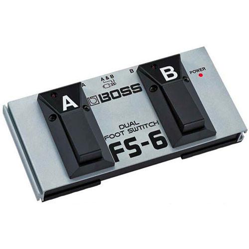 Boss Fs-6 Dual Latch And Momentary Footswitch Pedal - Red One Music